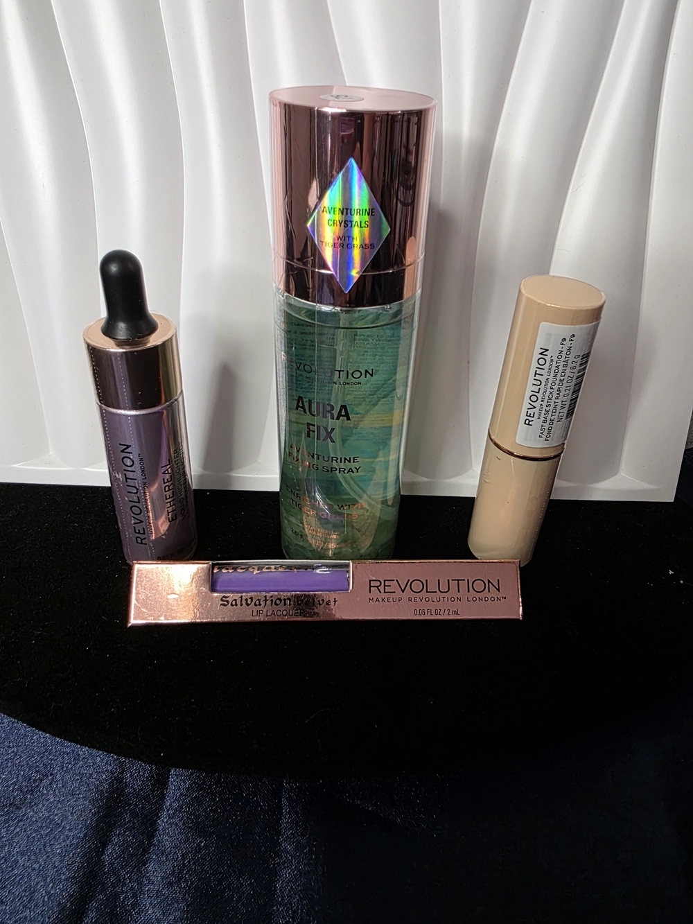 Revolution Beauty 4-Piece Glow & Set Bundle - NIB/Sealed